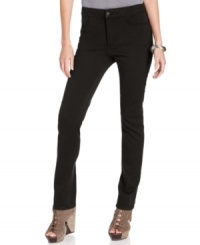 Bold basics: These jeggings from Not Your Daughter's Jeans are modern essentials in a striking new hue. Try them with a billowy tunic or with a crisp tucked-in shirt! Bold basics: These jeggings from Not Your Daughter's Jeans are modern essentials in a striking new hue. Try them with a billowy tunic or with a crisp tucked-in shirt!