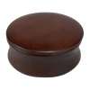 Kingsley Shave Soap Bowl with Lid Natural Wood