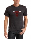 NBA Chicago Bulls Tri-Blend T-Shirt Black, Medium