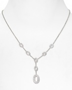 Nadri's striking open link necklace is designed to add a flourish to your evening ensembles, featuring a dazzling array of crystals and stones.