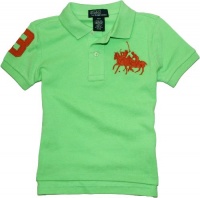 Ralph Lauren Toddler Boys's Dual Match Polo (2/2T, Brilliant Lime) Ralph Lauren Toddler Boys's Dual Match Polo (2/2T, Brilliant Lime)