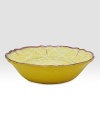 Reminiscent of French Provencal pottery, this durable melamine set is sure to become a cherished favorite for years to come.Melamine8 X 8 X 6.5Dishwasher safeDo not microwaveImported