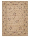 There's something to be said about tradition. A richly detailed border frames a glorious garden cascade in serene tones. This area rug from the Somerset Collection is meticulously crafted of premium quality polypropylene yarn to create a luxurious and uncommonly supple pile.