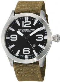 Stuhrling Original Men's 141B.331E1 Aviator Tuskegee Skylancer Swiss Quartz Date Watch Stuhrling Original Men's 141B.331E1 Aviator Tuskegee Skylancer Swiss Quartz Date Watch