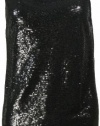 Lauren Ralph Lauren Women's Sequined Sleeveless Drape Neck Top (Black)