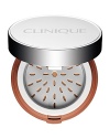Smart technology keeps dry areas comfortable, oily areas less shiny. No-waste grinder dispenses skin-defending vitamins with each twist. Fresh-shaved mineral powder clings evenly to skin. Lasts for up to 8 long hours. Includes antibacterial brush.