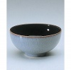 Serve fluffy rice in this Jet stoneware rice bowl. Perfect for every day use, this stoneware bowl is versatile and stylish. Shades of white, charcoal and black, as well as a reflective glaze combine to lend your tabletop modern polish.