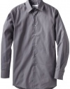 Calvin Klein Men's Broadcloth Solid Dress Shirt