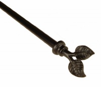 BCL Drapery Hardware 58LF28B Leaf Curtain Rod Set BCL Drapery Hardware 58LF28B Leaf Curtain Rod Set