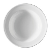 Just like a downtown loft, this dinner plate from Thomas for Rosenthal has a cool and clean look - an excellent match for a contemporary table.