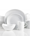 Feature modern elegance on your menu with the Classic Fjord dinnerware set by Dansk. Glossy white porcelain in fluid, sloping shapes is part round, part square and totally fresh. A beautiful way to set the table every day and for any occasion.