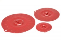 Norpro 413 Silicone Universal Suction Lids, 3-Piece Set