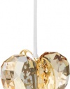 Swarovski Crystal Golden Shadow Christmas Ornament Heart