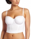 Le Mystere Women's Soiree Short Line Bustier Bra, Diamond White, 32 B