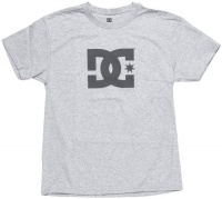 DC Boys 8-20 Star Short Sleeve Tee,Heather Gray,Medium (10/12) DC Boys 8-20 Star Short Sleeve Tee,Heather Gray,Medium (10/12)