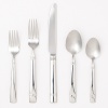 This stylish collection of flatware is modern and minimalist, making it perfect for everyday use. But it's also truly comprehensive, including service for 12, a 5-piece hostess set, 5 additional serving pieces and 12 steak knives. With the Duxbury collection, you're always ready to entertain.