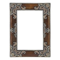 The Olivia Riegel Brown Topaz Enamel Frame is finely detailed with sable colored enamel and topaz Swarovski crystals. The Olivia Riegel Brown Topaz Enamel Frame is finely detailed with sable colored enamel and topaz Swarovski crystals.