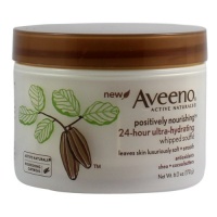 Aveeno Positively Nourishing Whipped Souffle Body Cream, 6 ounce