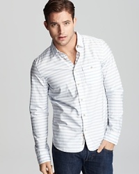 Diesel Stuart Striped Sport Shirt - Slim Fit, Barrel Cuffs