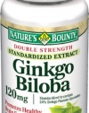 Nature's Bounty Ginkgo Biloba 120mg, 100 Capsules