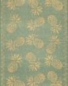 Thatcher Pineapple Aqua Indoor / Outdoor Rug Size: 7'10 x 9'10