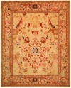 Safavieh Anatolia Collection AN514A Handmade Ivory and Biege Hand-spun Wool Area Rug, 9-Feet by 12-Feet