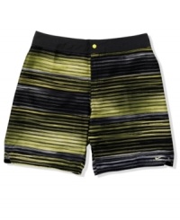 The best and the brightest! Steal all the attention when you sport these comfortable, striped board shorts from Nike. The best and the brightest! Steal all the attention when you sport these comfortable, striped board shorts from Nike.