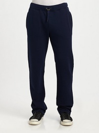 A simple silhouette with athletic-inspired style, shaped in a rich, dyed-fleece for the ultimate experience of comfort and warmth.Drawstring tab waistSide slash, back patch pocketsInseam, about 33CottonMachine washImported A simple silhouette with athletic-inspired style, shaped in a rich, dyed-fleece for the ultimate experience of comfort and warmth.Drawstring tab waistSide slash, back patch pocketsInseam, about 33CottonMachine washImported
