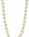 Carolee Classic Love Story Silver-Tone White Pearl Necklace