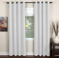 Elrene Home Essex White 50X108 Grommet Panel Elrene Home Essex White 50X108 Grommet Panel