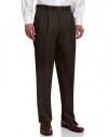 Louis Raphael Men's Ultimo Microfiber Pleated Dress Pant