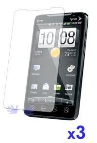 3 Packs of HTC Evo 4G Anti-Glare, Reduced Fingerprints - Matte Finishing Screen Protector 3 Packs of HTC Evo 4G Anti-Glare, Reduced Fingerprints - Matte Finishing Screen Protector