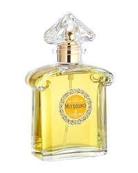 Mitsouko is a homage to the heroine of 'La bataille', the novel by Claude Farrère. It is the story of an impossible passion: Mitsouko, a beautiful Japanese woman and the wife of Admiral Togo, is secretly loved by a British officer. In 1905, when war breaks out between Russia and Japan, Mitsouko awaits with dignity the outcome of the battle, nobly overcoming her feelings.The bottle is identical to that of L'Heure Bleue. It is said that the two bottles open and close the period between the beginning and the end of the war. Mitsouko is a homage to the heroine of 'La bataille', the novel by Claude Farrère. It is the story of an impossible passion: Mitsouko, a beautiful Japanese woman and the wife of Admiral Togo, is secretly loved by a British officer. In 1905, when war breaks out between Russia and Japan, Mitsouko awaits with dignity the outcome of the battle, nobly overcoming her feelings.The bottle is identical to that of L'Heure Bleue. It is said that the two bottles open and close the period between the beginning and the end of the war.