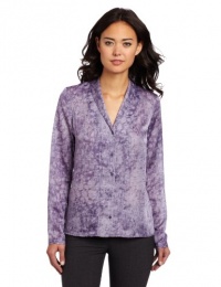 Calvin Klein Jeans Women's Draped Long Sleeve Woven Top Calvin Klein Jeans Women's Draped Long Sleeve Woven Top