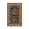 Lend warmth and heirloom beauty to your home with this intricate Karastan rug--a luxurious interpretation of the world's most prized antique textiles. This Karastan rug boasts an opulent floral pattern on a bold ground, framed by a wide luminous border. First introduced in 1928, the Original Karastan Collection established the highest standard for traditional Oriental machine woven rugs.