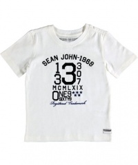 Sean John MCMLXIX T-Shirt (Sizes 4 - 7) - cream, 6 Sean John MCMLXIX T-Shirt (Sizes 4 - 7) - cream, 6
