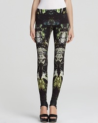Featuring flashes on neon on an ultra-skinny silhouette, these Helmut Lang leggings are a bold version of the season's hautest trends. Balance the slim style with a voluminous topper and finish with towering platforms. Featuring flashes on neon on an ultra-skinny silhouette, these Helmut Lang leggings are a bold version of the season's hautest trends. Balance the slim style with a voluminous topper and finish with towering platforms.