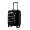 The 22 ultra-lightweight Victorinox Spectra™ carry-on travel case boasts a crush-proof shell and an adjustable handle that accommodates travelers of different heights. The eight-wheel double caster system makes for a smooth ride, while the exterior raised ridges increase strength. Interior zippered mesh divider wall.