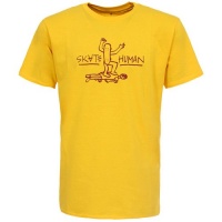 DC Shoes Men's Skate Human Shirt Yellow