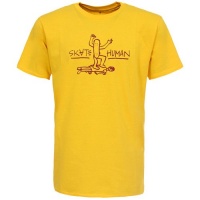 DC Shoes Men's Skate Human Shirt Yellow DC Shoes Men's Skate Human Shirt Yellow