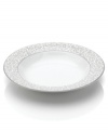 Featuring a soft gray border embellished by an intricate scroll design, this cool, clean soup bowl is marked by an understated elegance. From Mikasa's dinnerware and dishes collection.