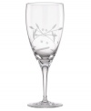 Etched with a playful dot and vine motif, this Lenox all-purpose glass is a refreshing and, in dishwasher-safe crystal, amazingly fuss-free addition to fine dining.