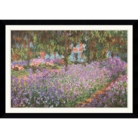 The Artist's Garden at Giverny, 1900 Framed Art Print by Claude Monet The Artist's Garden at Giverny, 1900 Framed Art Print by Claude Monet