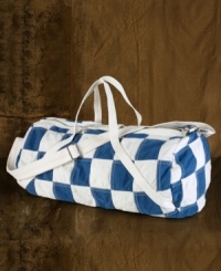 Made to take you from the city to the country and back, a durable weekend duffle in open-weave canvas is roomy enough to store all of your essentials in effortless, rugged style. Made to take you from the city to the country and back, a durable weekend duffle in open-weave canvas is roomy enough to store all of your essentials in effortless, rugged style.