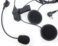 GSI Super Quality Upgraded Two-Way Radio Headset Kit for Half-Face Motorcycle Helmets - Noise Cancellation Plug-In-Helmet Dual-Sided Earphones with Boom Microphone - Handlebar PTT (Push-To-Talk) Control Button GSI Super Quality Upgraded Two-Way Radio Headset Kit for Half-Face Motorcycle Helmets - Noise Cancellation Plug-In-Helmet Dual-Sided Earphones with Boom Microphone - Handlebar PTT (Push-To-Talk) Control Button