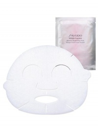 A luxurious 10-minute facial mask that brings concentrated brightening and hydrating benefits to skin. Infused with an intensive treatment essence that rapidly penetrates skin and helps fight dark spots, freckles, and uneven tone caused by aging and UV rays. Specially developed with Shiseido-original ingredients to improve moisture balance and leave skin smooth and supple with a dewy fresh vibrance. Use after cleanser and softening lotion. A luxurious 10-minute facial mask that brings concentrated brightening and hydrating benefits to skin. Infused with an intensive treatment essence that rapidly penetrates skin and helps fight dark spots, freckles, and uneven tone caused by aging and UV rays. Specially developed with Shiseido-original ingredients to improve moisture balance and leave skin smooth and supple with a dewy fresh vibrance. Use after cleanser and softening lotion.