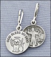 GOD BLESS MY DOG - Saint Francis Charm, Tag - with PRAYER CARD, from Fantasy Farm