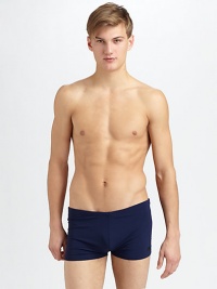 An itty bitty version of the standard swimsuit in a slim-fitting silhouette for seaside and poolside style.Elastic waistbandInseam, about 4½Polyester lining72% polyamide/28% elastaneMachine washImported An itty bitty version of the standard swimsuit in a slim-fitting silhouette for seaside and poolside style.Elastic waistbandInseam, about 4½Polyester lining72% polyamide/28% elastaneMachine washImported