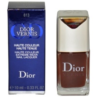 Dior Vernis Nail Lacquer No.813 Red Ebony Women Nail Polish by Christian Dior, 0.33 Ounce