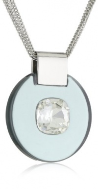 Kenneth Cole New York Urban Lucite Crystal Pendant Necklace